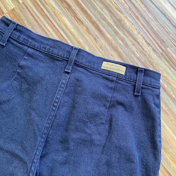 High Rise Bareback Jeans Vintage Made in Canada Denver Hayes Stretch Flat Front - Picture 8 of 8